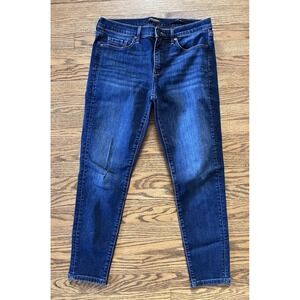 Banana Republic Skinny Denim Jeans Womens 30 Blue 5 Pockets Mid Rise Zip Fly